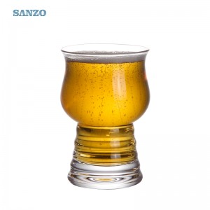 Sanzo 6oz γυάλινη μπύρα από γυαλί μπύρας από γυαλί οκταγωνίου