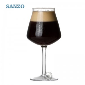 Sanzo αλκοολούχο γυαλί μπύρας προσαρμοσμένο χειροποίητο καθαρό μπύρα steins τέλειο γυαλί μπύρας
