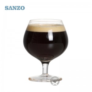 Γυαλί μπύρας Sanzo Bar Προσαρμοσμένο γυαλί μπύρας Mouthblow Εξατομικευμένη γυάλινη μπύρα